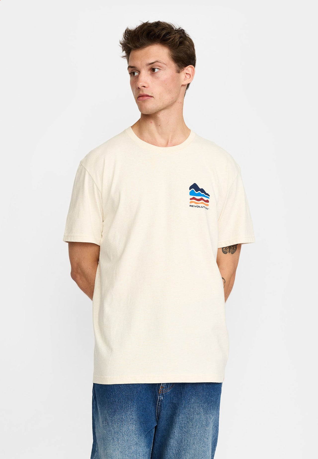 Revolution Ter T-shirt Wit Heren