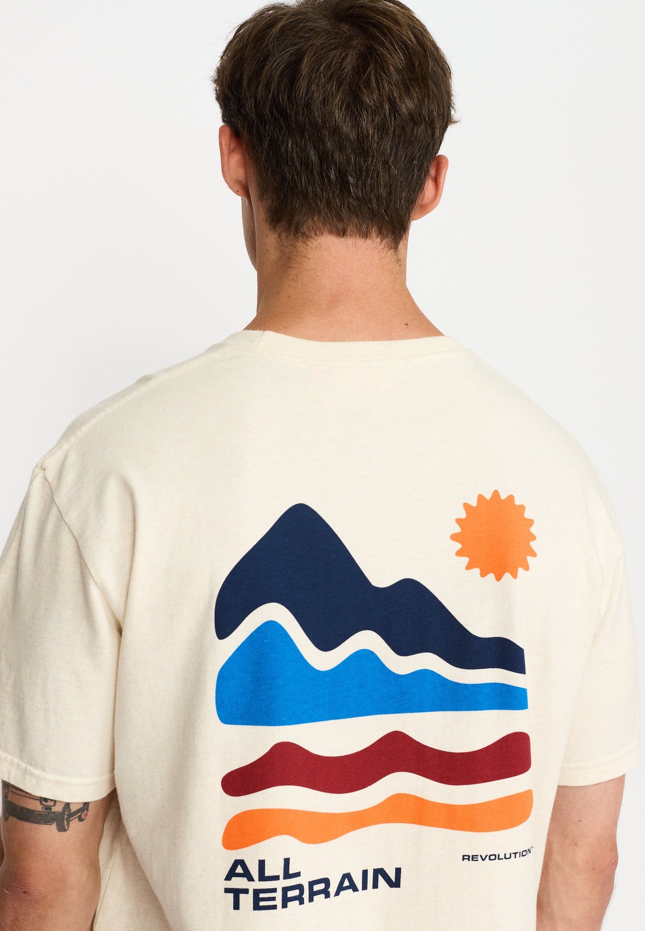 Revolution Ter T-shirt Wit Heren