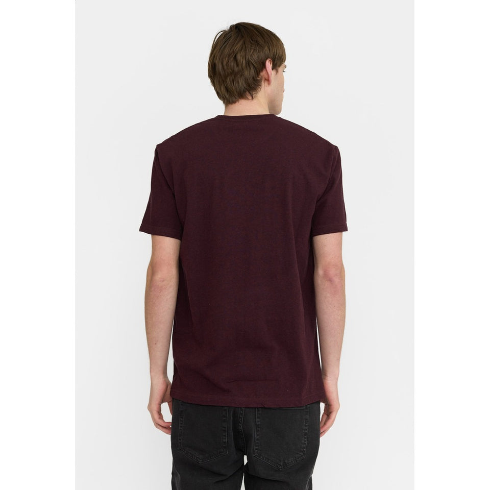 Revolution Toa Tee Donkerrood Heren