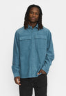 Revolution Utility Ribcord Shirt Blauw Heren