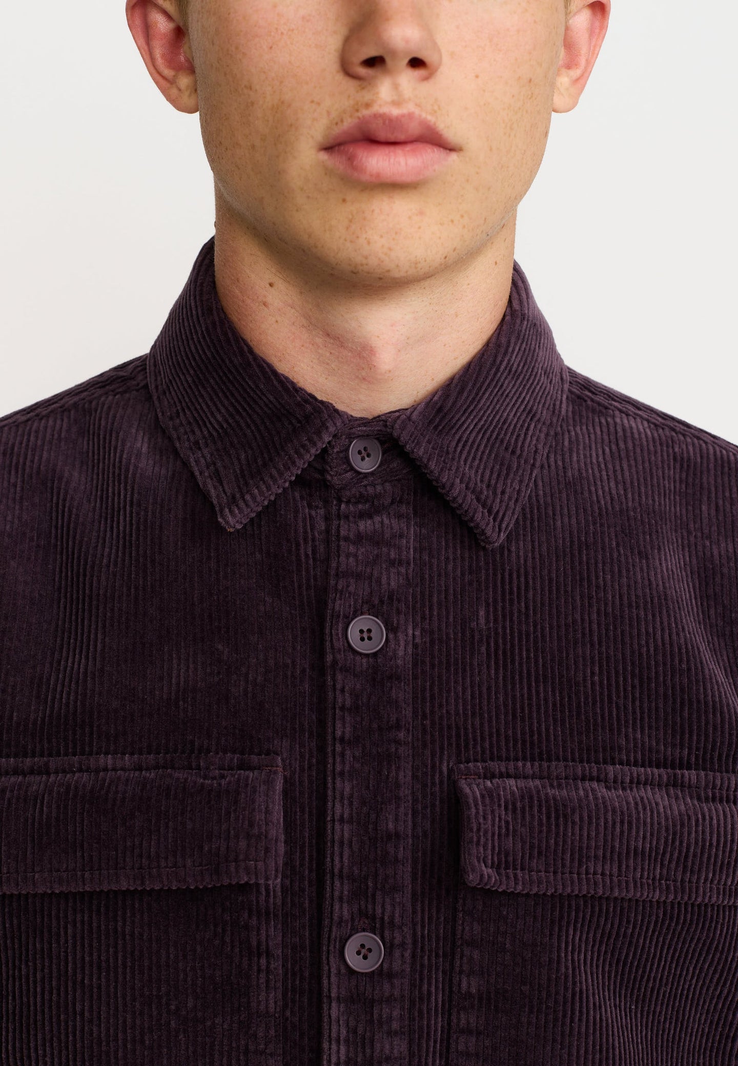 Utility ribcord shirt