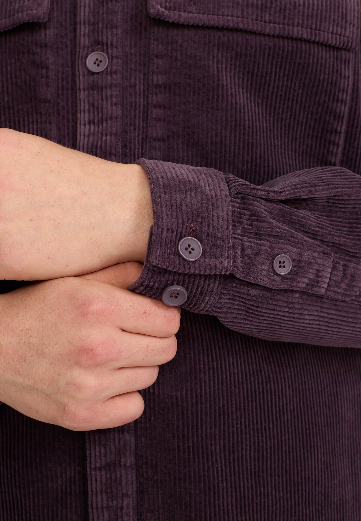 Utility ribcord shirt