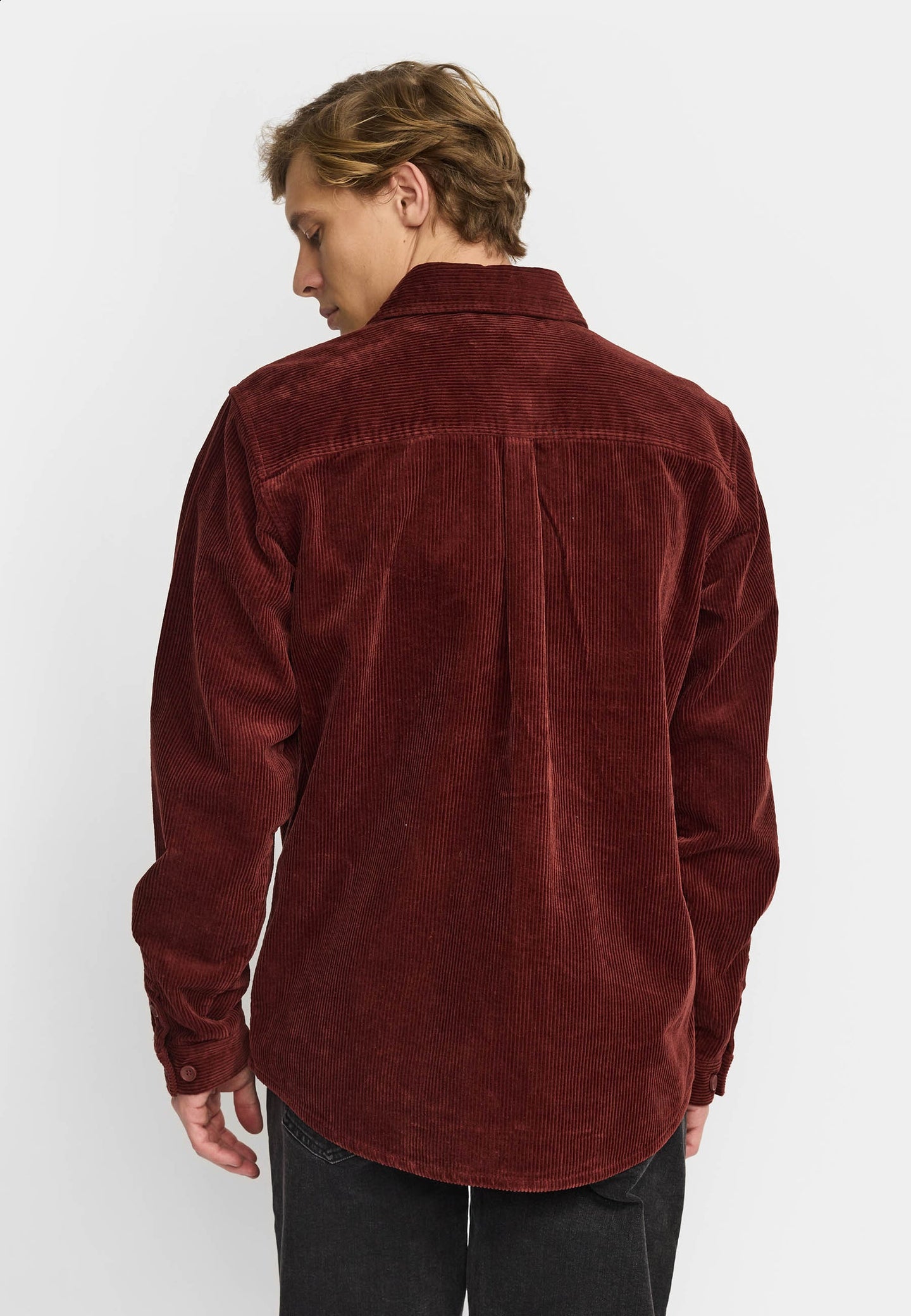 Revolution Utility Ribcord Shirt Rood Heren