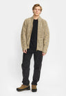 Revolution Zipped Knit Cardigan Wit Heren
