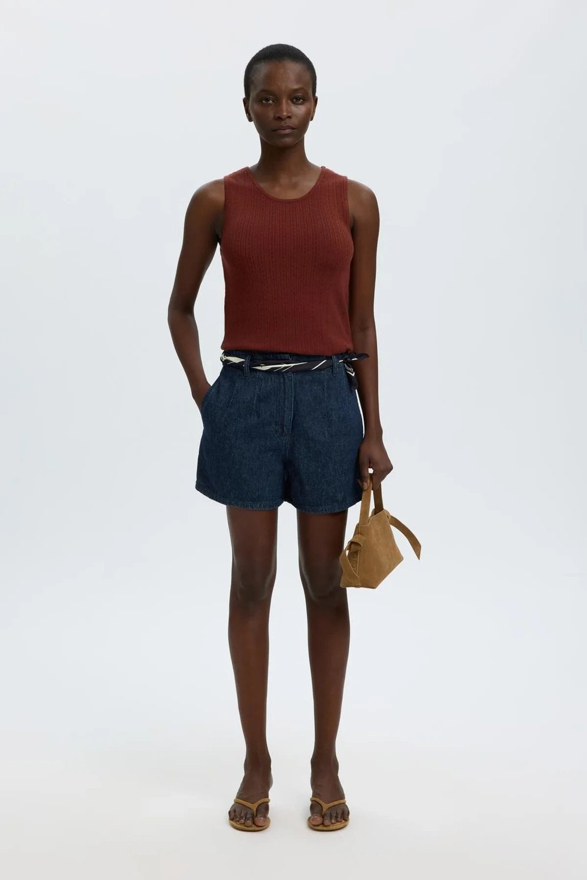 Hanny hw mini denim shorts