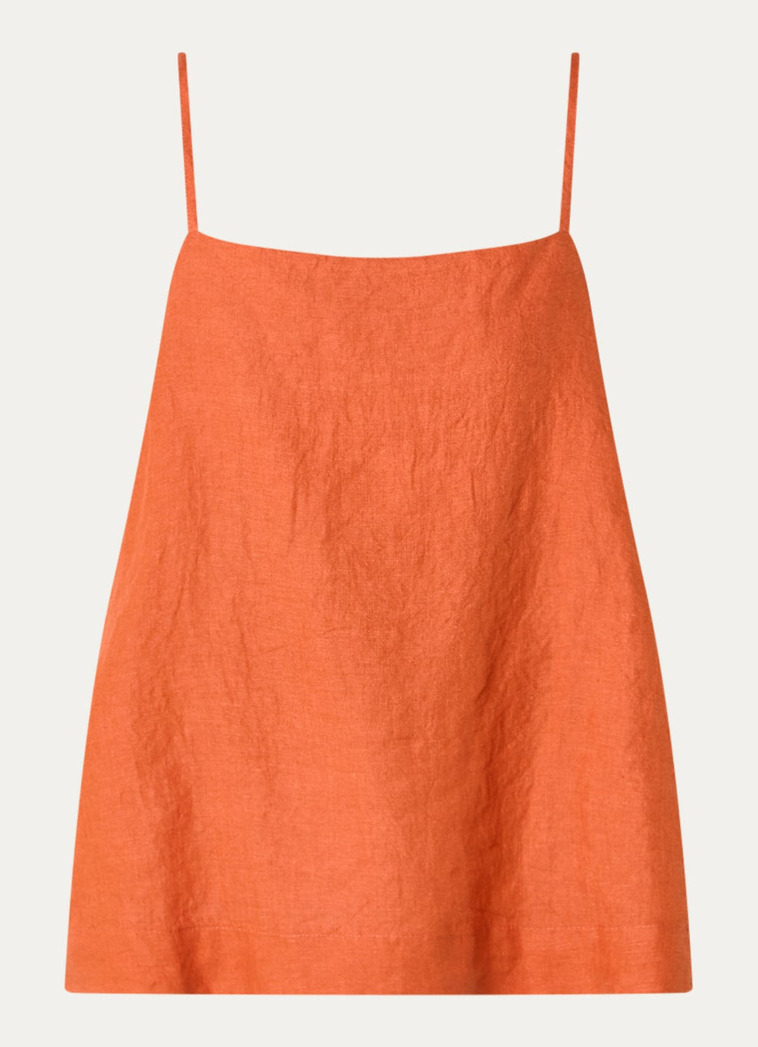 Selected Femme Linna Linen Strap Top Rood Dames