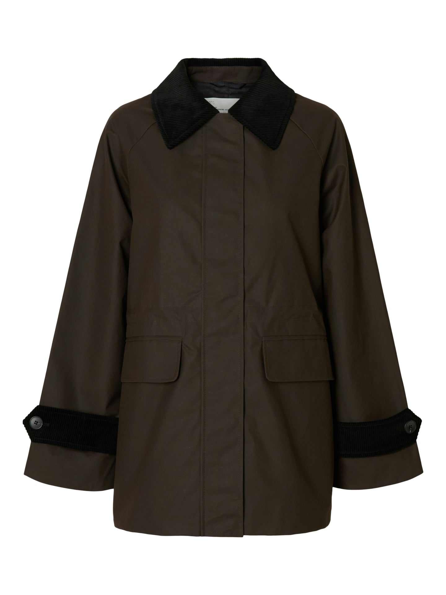 Selected Femme Wilma Jacket Donkerbruin Dames