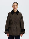 Selected Femme Wilma Jacket Donkerbruin Dames