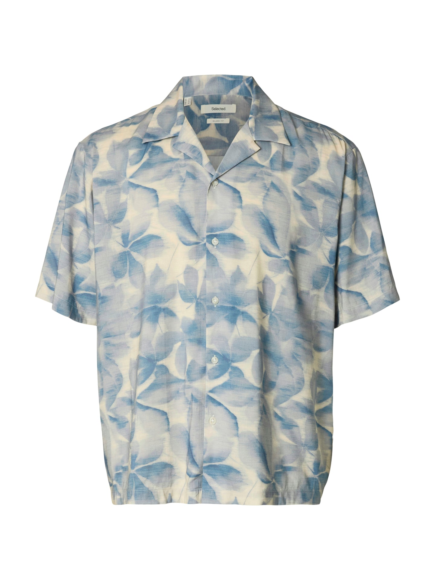 Selected Homme Relax Air Mix Shirt Blauw Heren