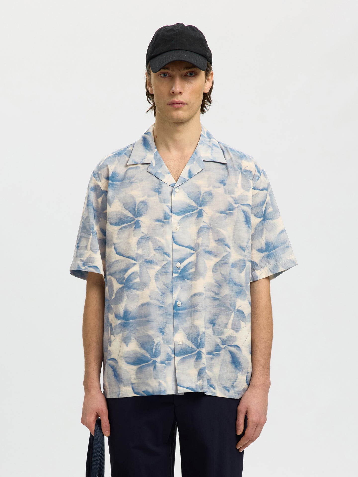 Selected Homme Relax Air Mix Shirt Blauw Heren