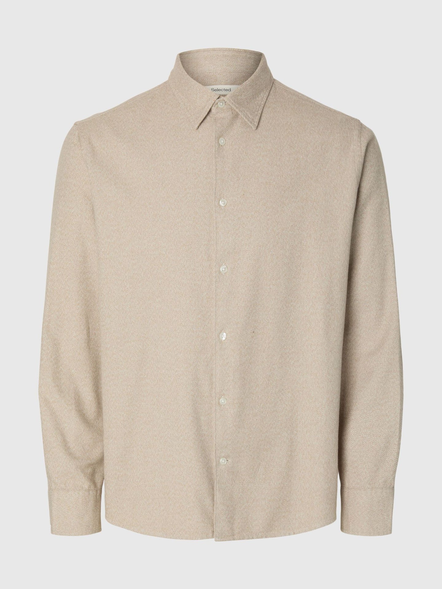 Reg Noah Brushed twist shirt ls