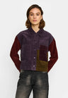 Selfhood Cropped Shirt Paars Dames