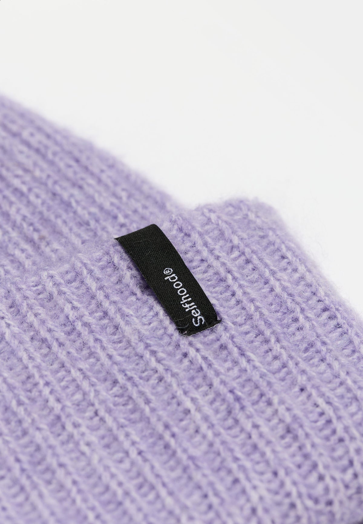 Selfhood Fluffy Beanie Lichtpaars Dames