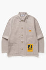 Service Works Canvas Chore Shirt Grijs Heren