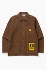 Service Works Corduroy Chore Shirt Bruin Heren