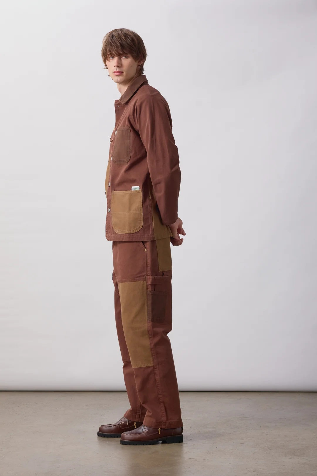 Patchwork Utility Chef pants