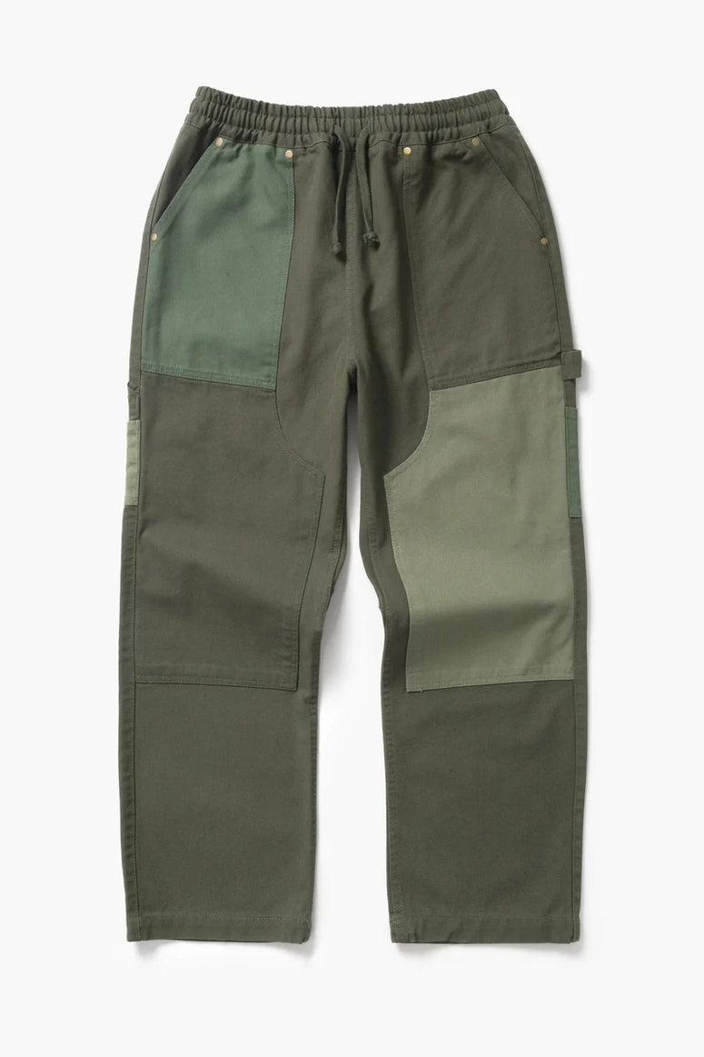 Patchwork Utility Chef pants