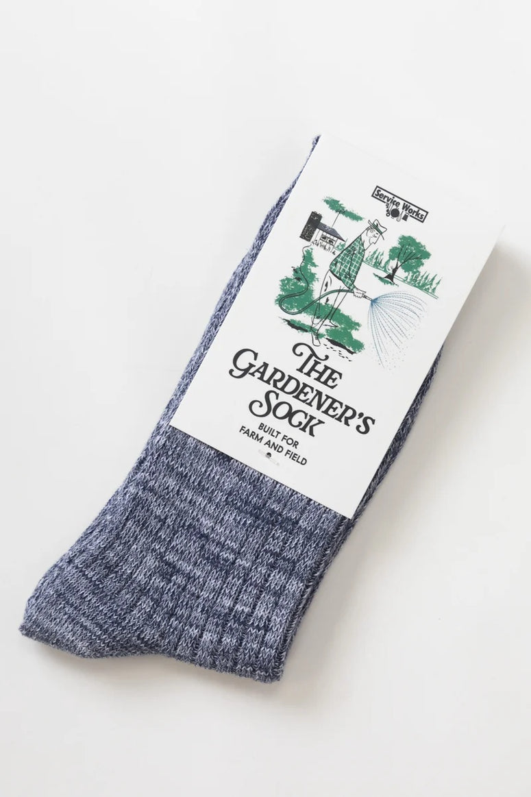 Service Works The Gardeners Socks Donkerblauw Heren