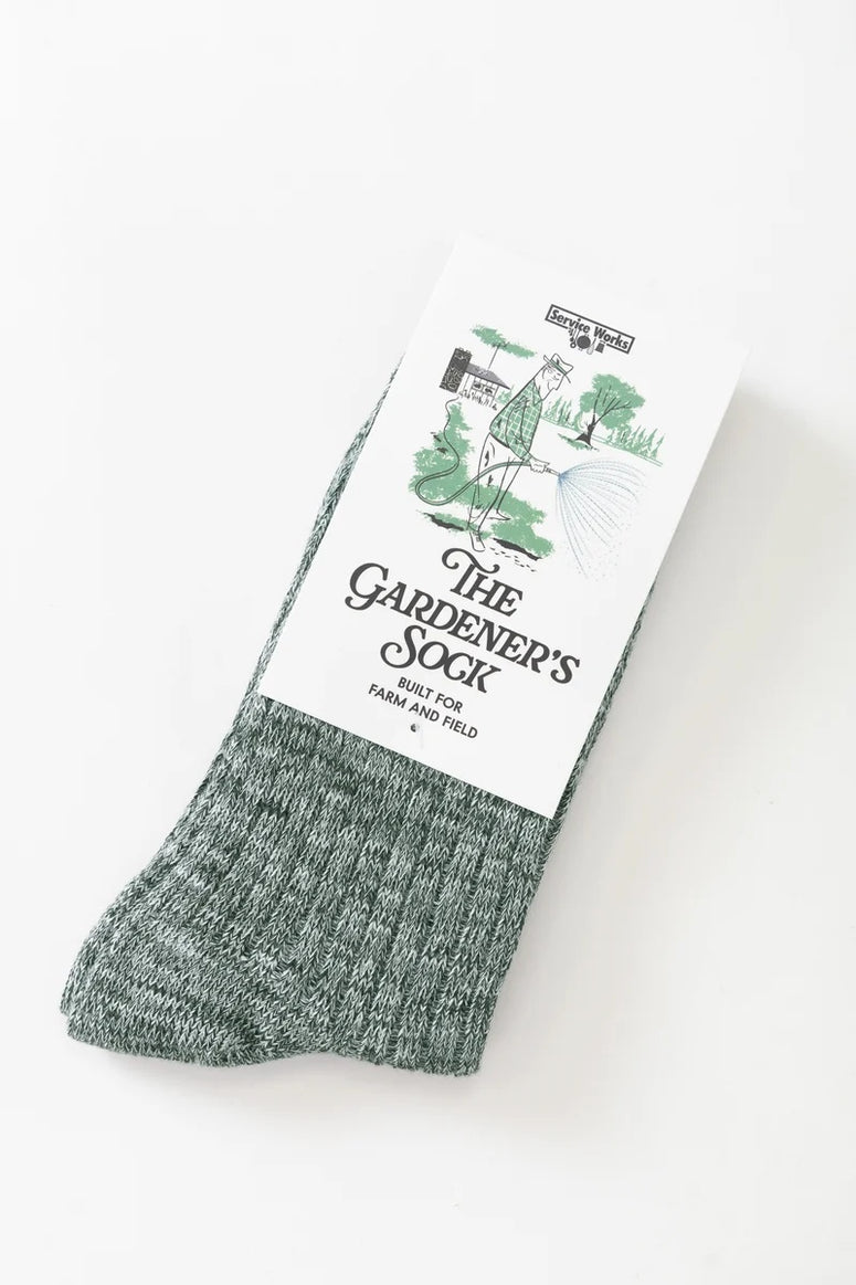 Service Works The Gardeners Socks Groen Heren