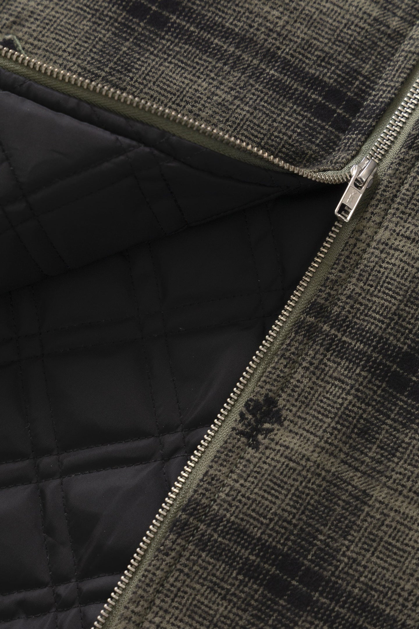 Service Works Thisle Plaid Work Vest Groen Heren