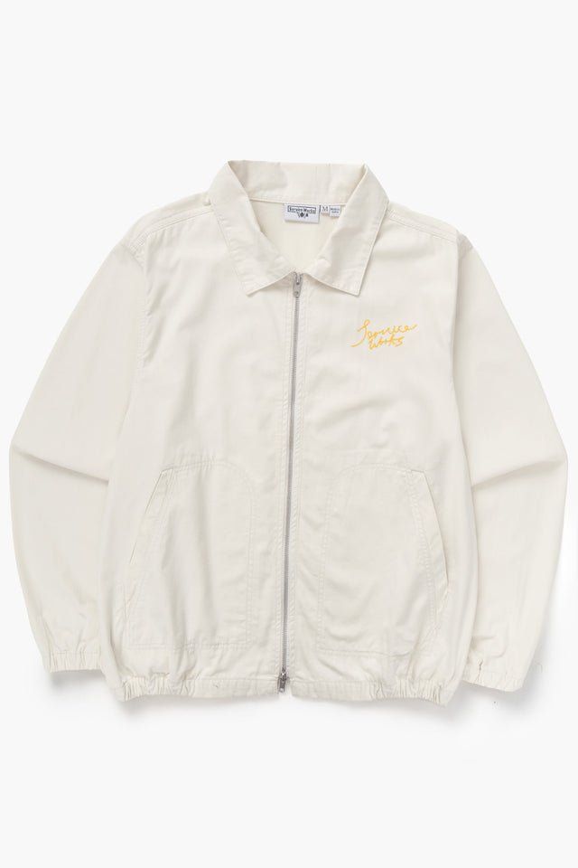 Service Works Twill Work Jacket Wit Heren