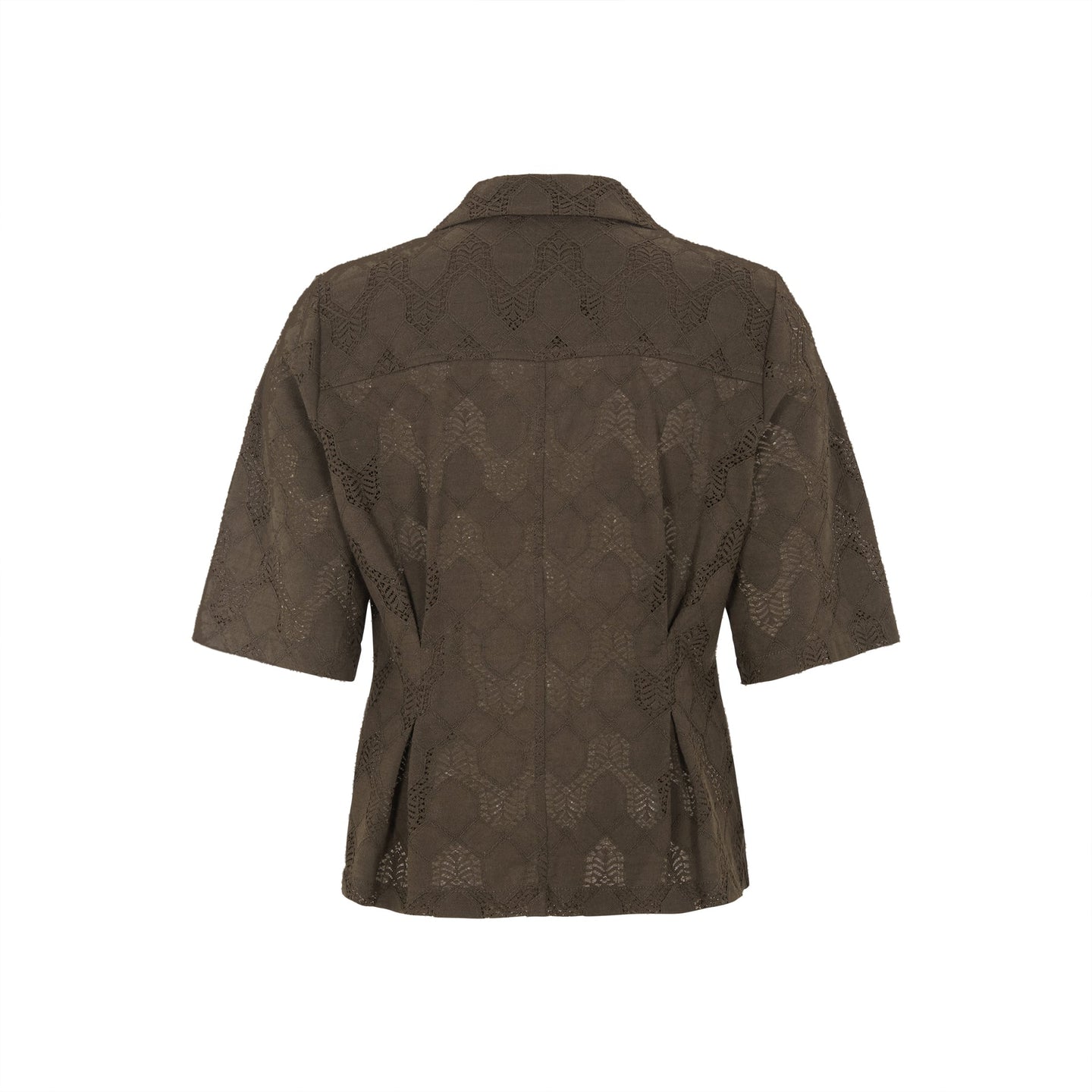 Soft Rebels Adalea Shirt Donkerbruin Dames