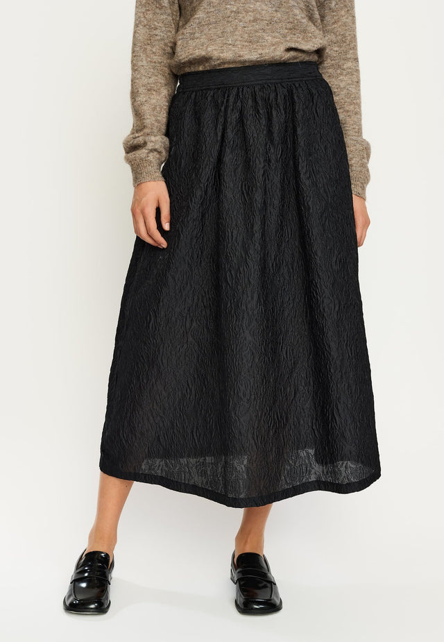 Soft Rebels Adi Midi Skirt Zwart Dames