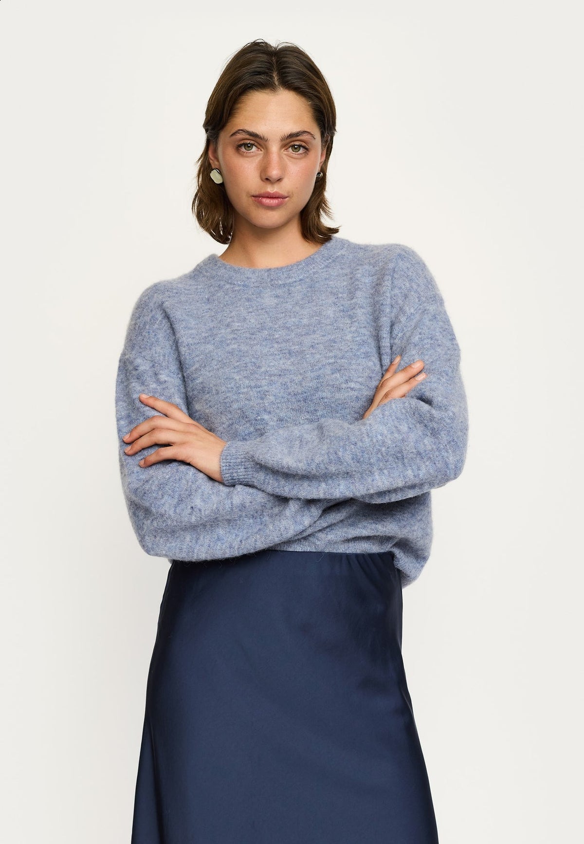 Soft Rebels Alisson Knit Lichtblauw Dames