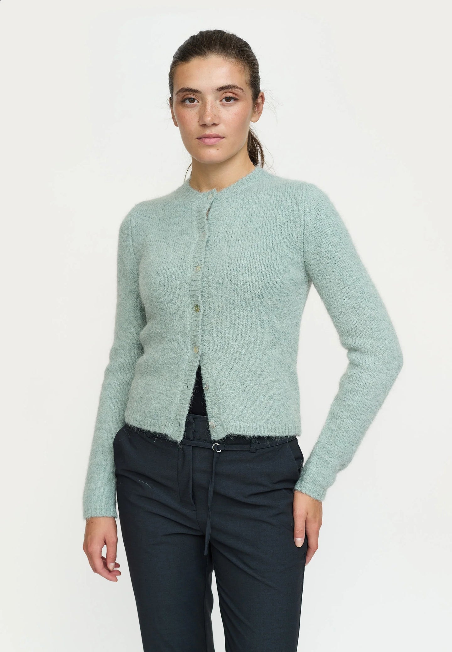 Soft Rebels Camilla Cardigan Knit Lichtblauw Dames