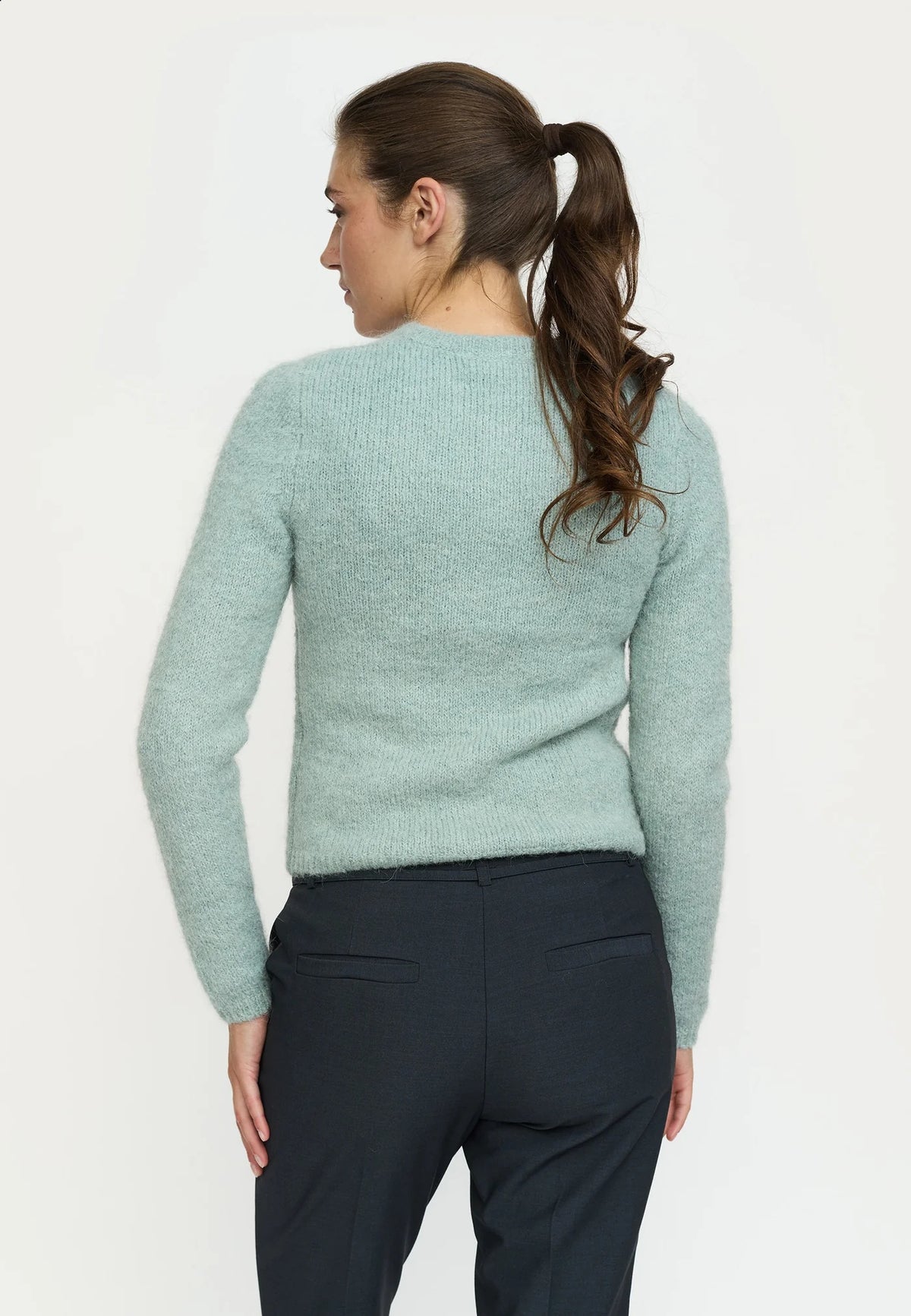 Soft Rebels Camilla Cardigan Knit Lichtblauw Dames