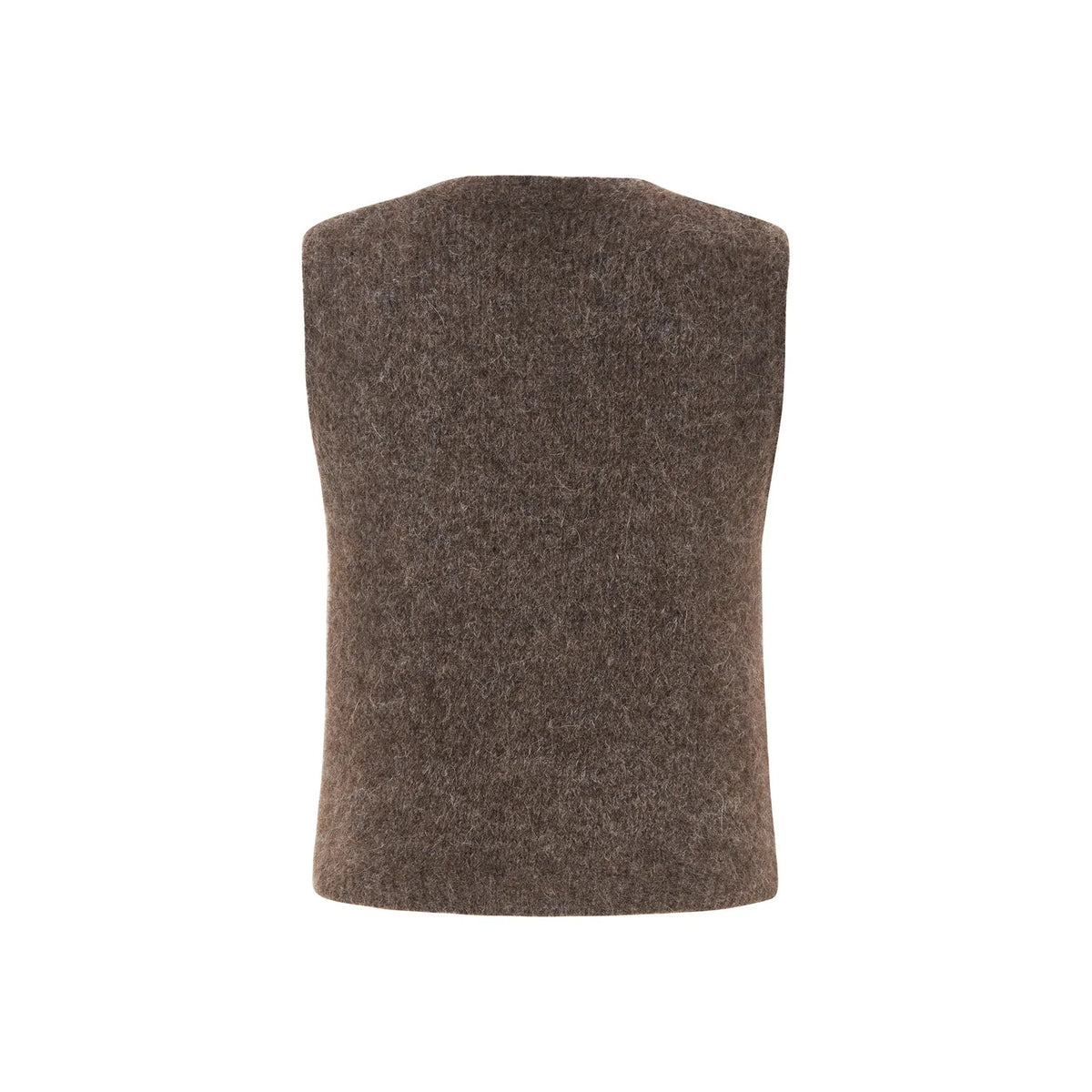 Soft Rebels Camilla Vest Knit Donkerbruin Dames