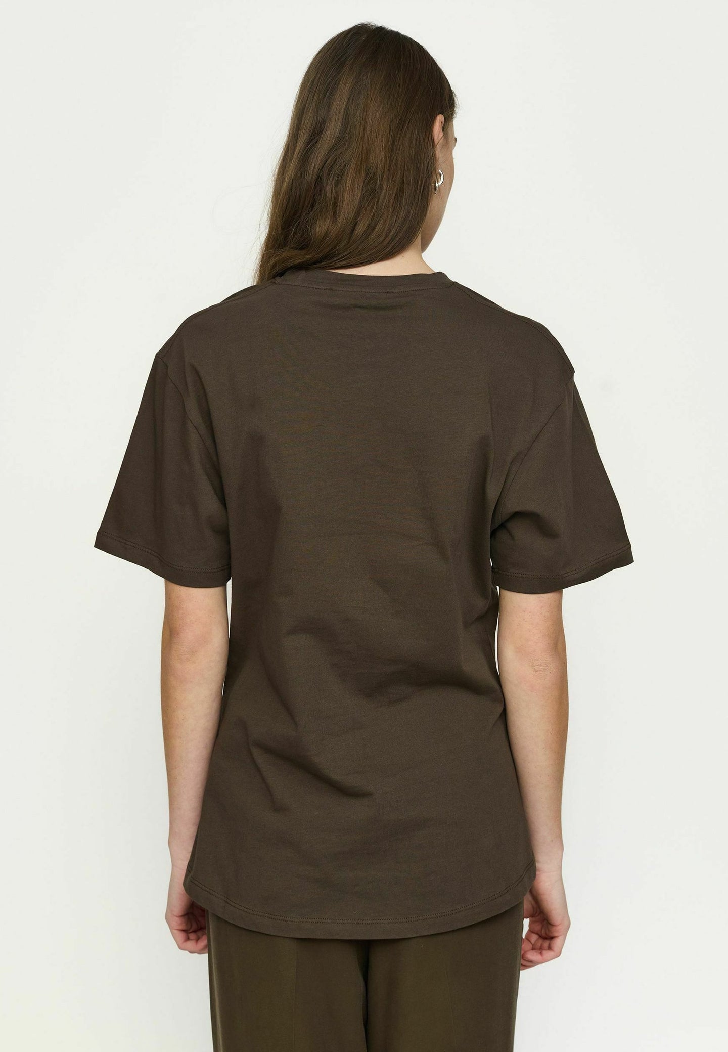 Soft Rebels Edana T-shirt Donkerbruin Dames