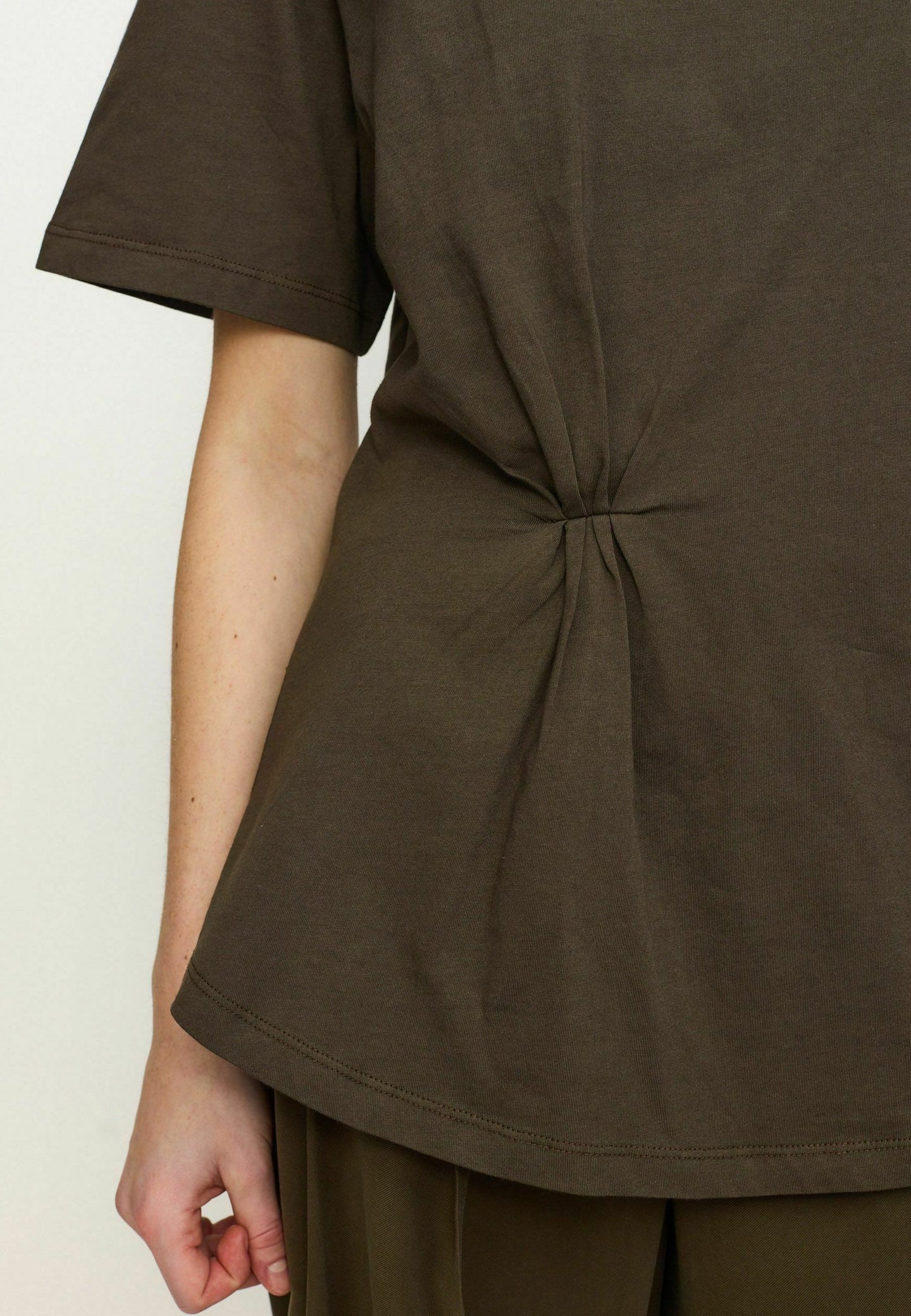 Soft Rebels Edana T-shirt Donkerbruin Dames