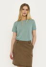 Soft Rebels Ella T-shirt Lichtgroen Dames
