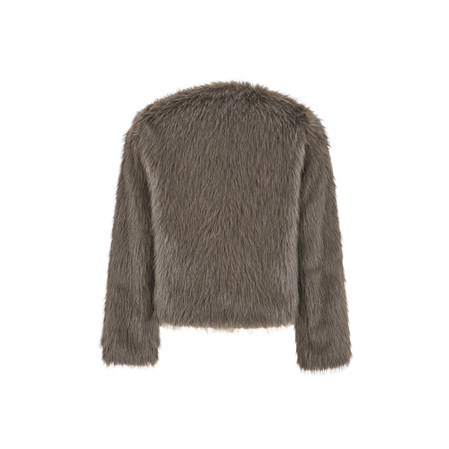 Soft Rebels Estelle Faux Fur Jacket Bruin Dames