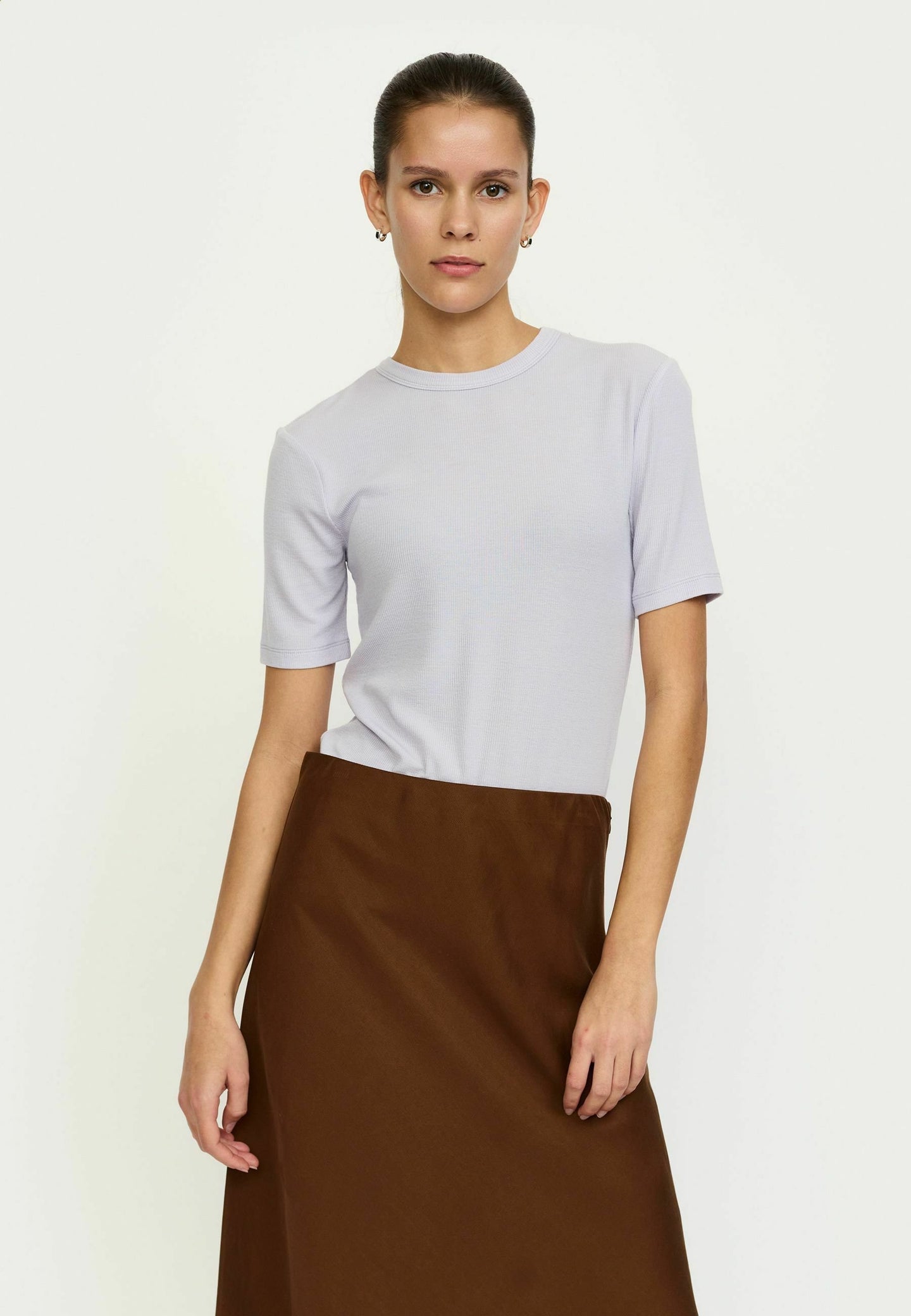 Soft Rebels Fenja Ss Top Lichtpaars Dames