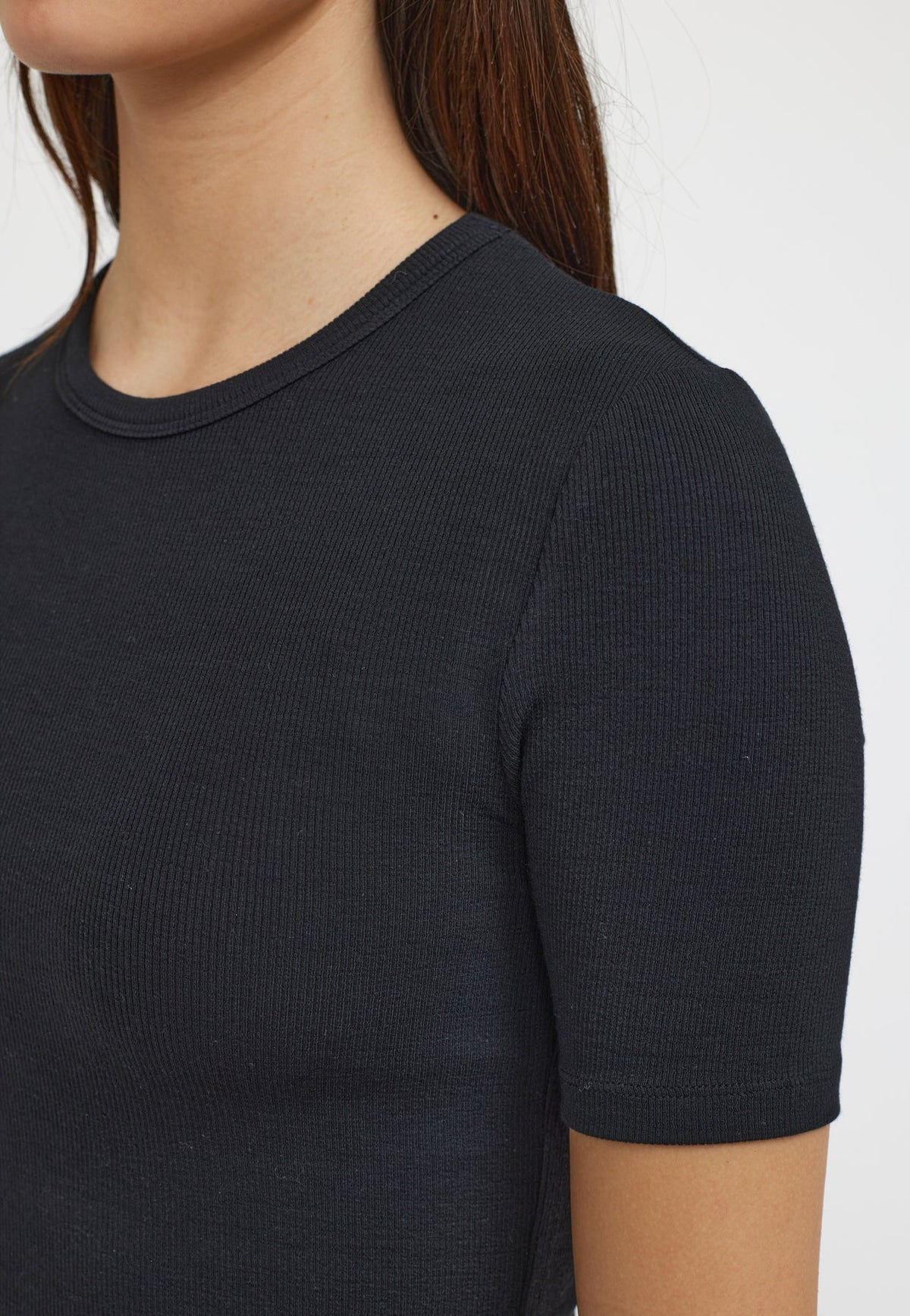 Soft Rebels Fenja Ss Top Zwart Dames
