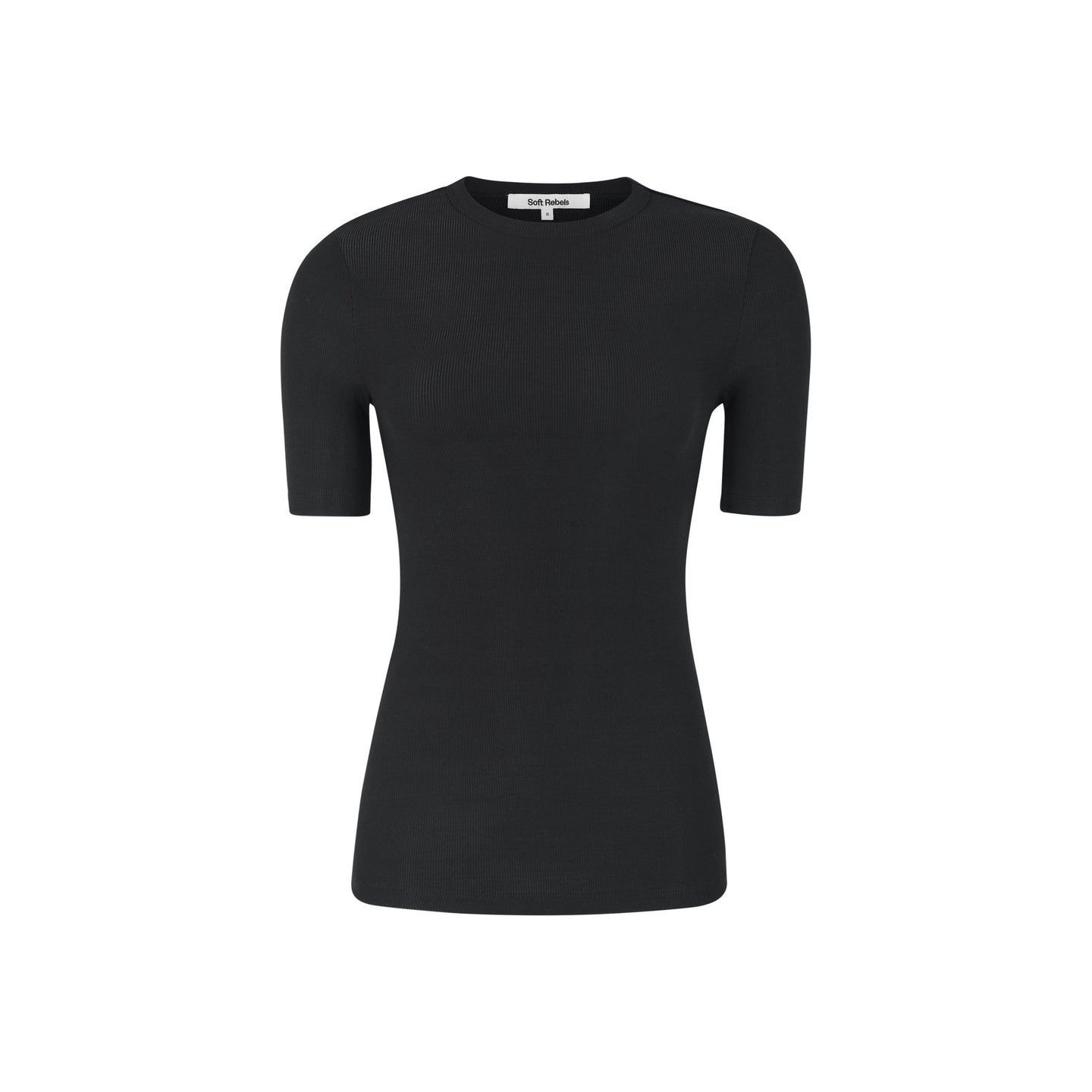 Soft Rebels Fenja Ss Top Zwart Dames
