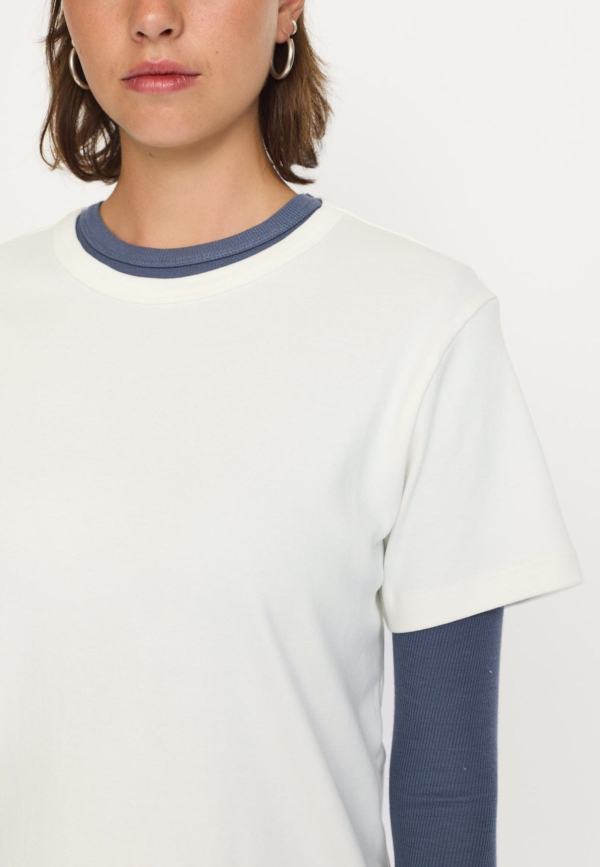 Soft Rebels Hella T- Wit Dames