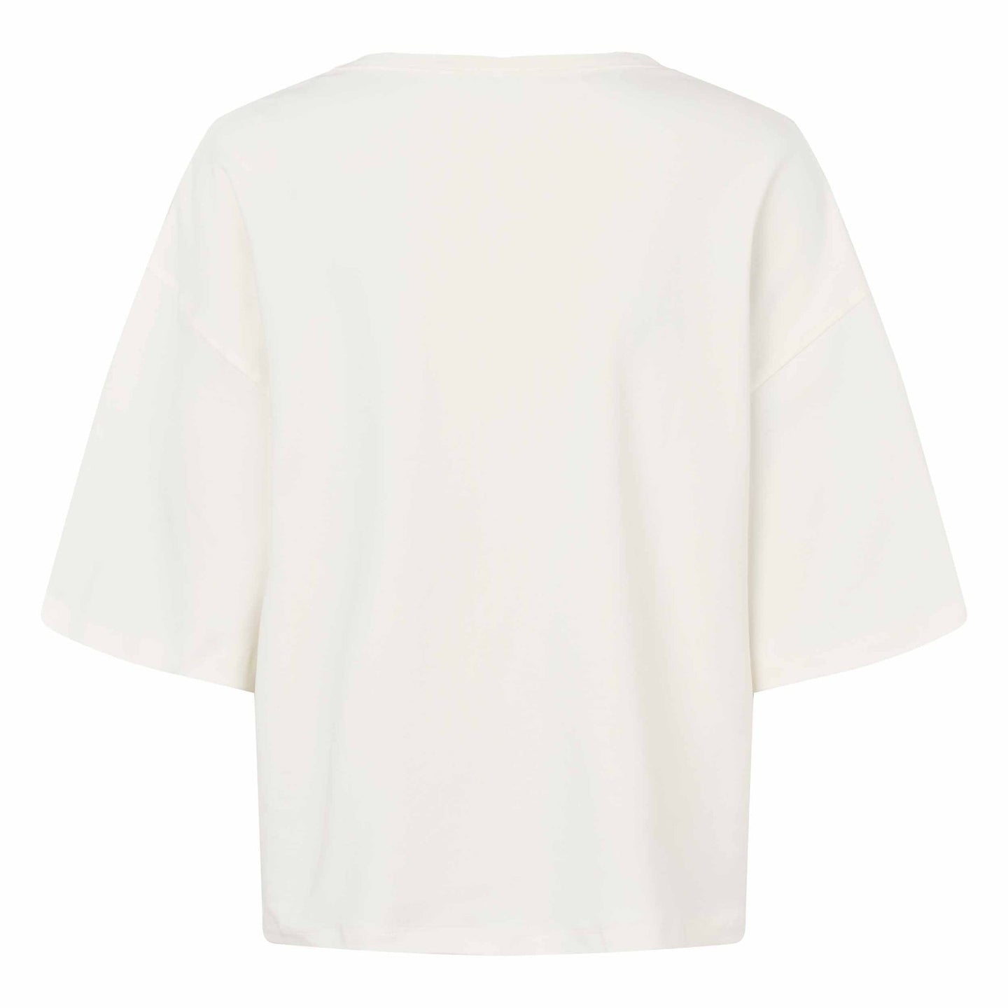 Soft Rebels Hella Wide T-shirt GOTS Wit Dames