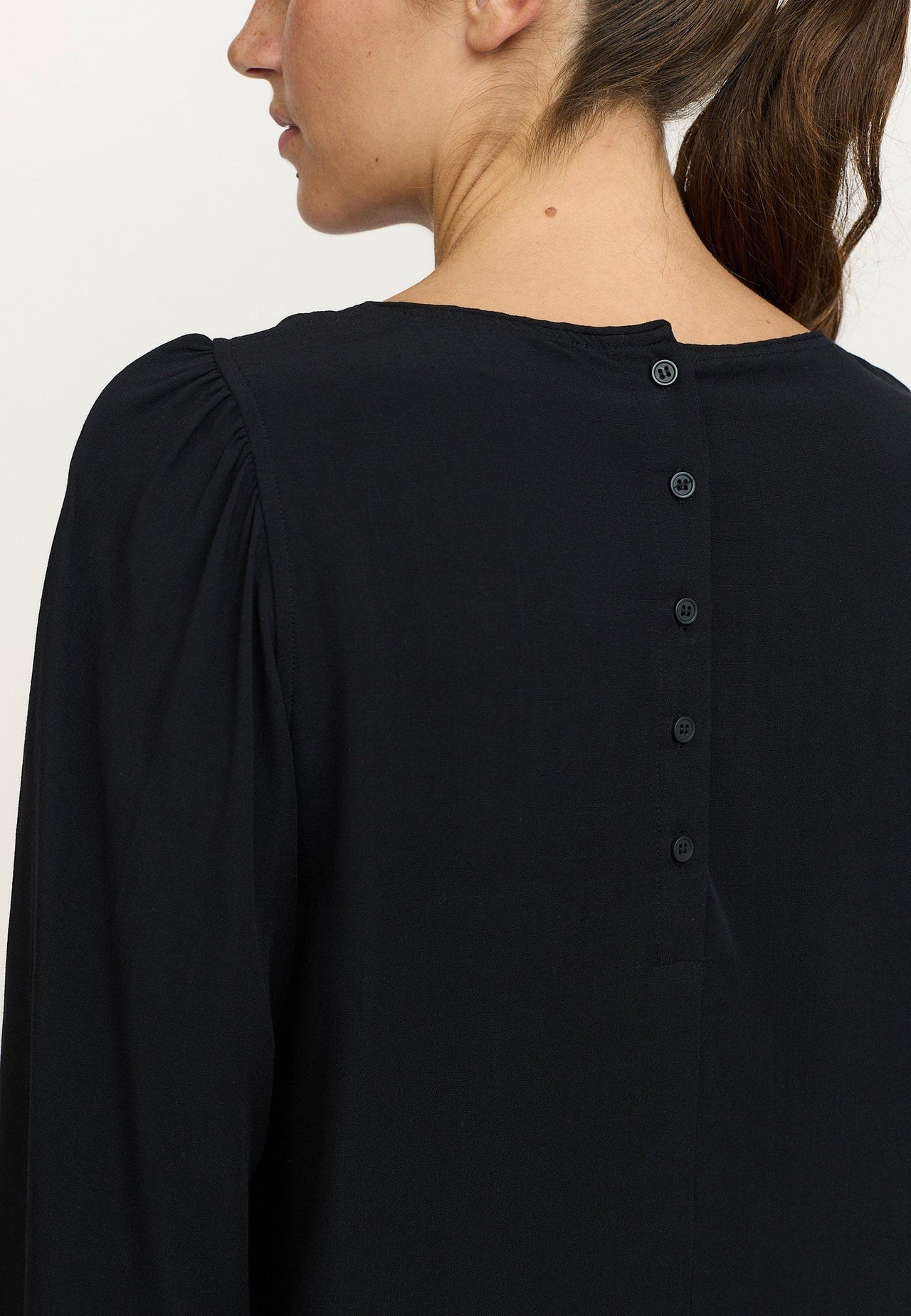 Soft Rebels Maia Blouse Zwart Dames