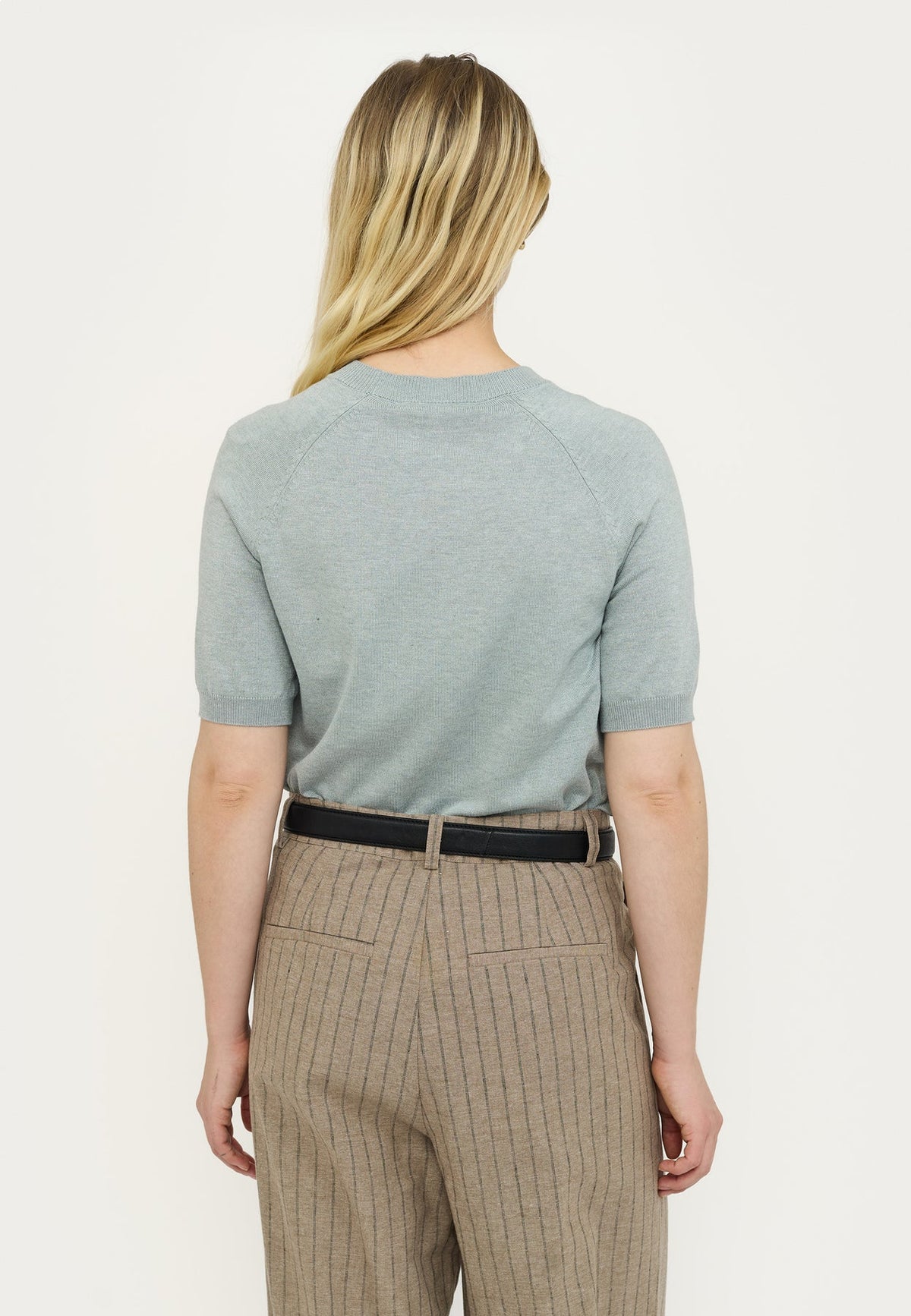 Soft Rebels Marla Ss Knit Groen Dames