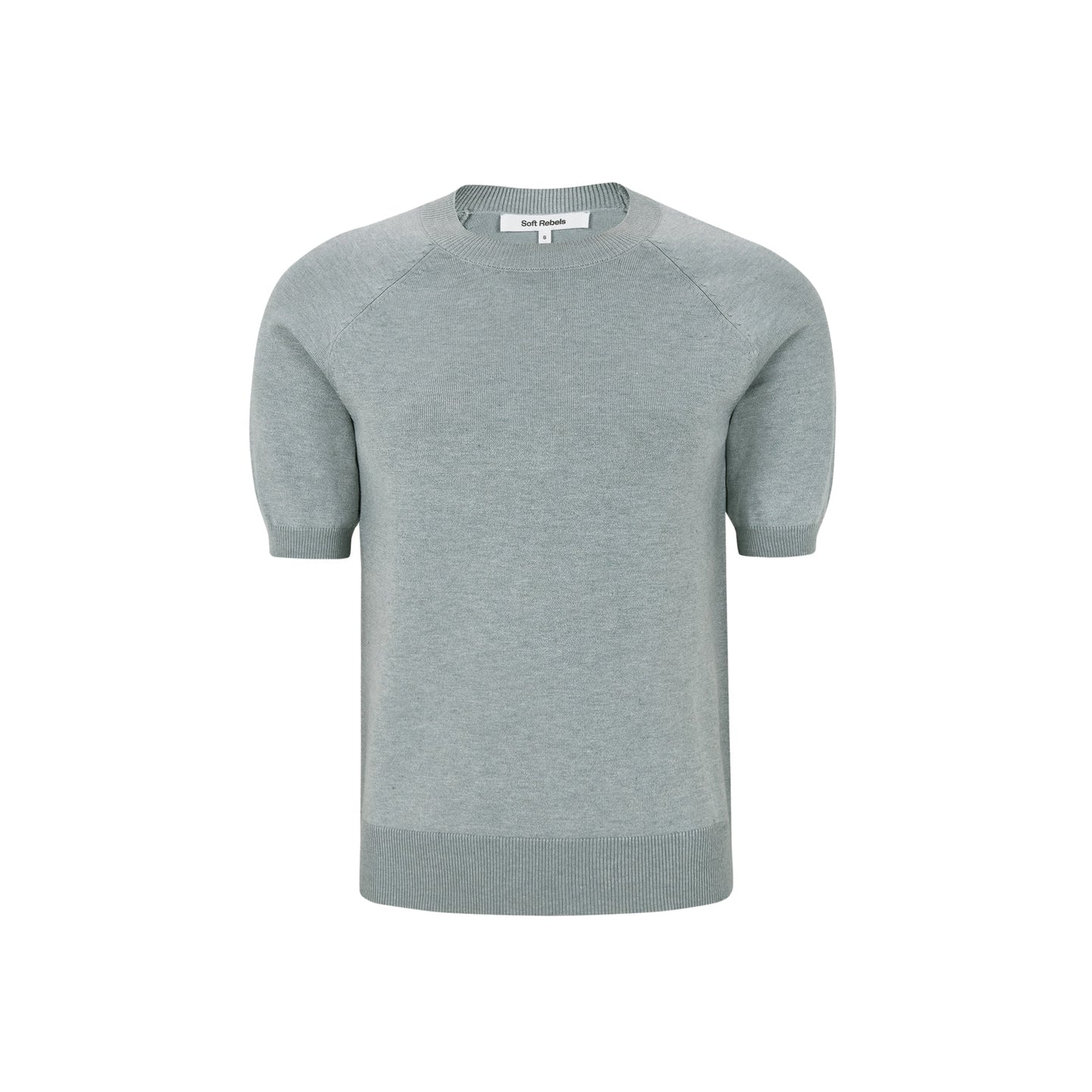 Soft Rebels Marla Ss Knit Groen Dames