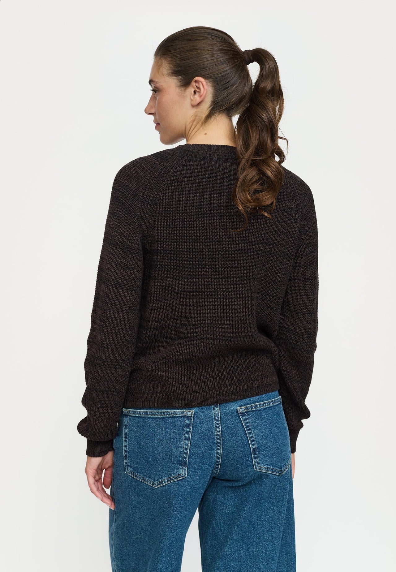 Soft Rebels Rosetta Knit Donkerbruin Dames