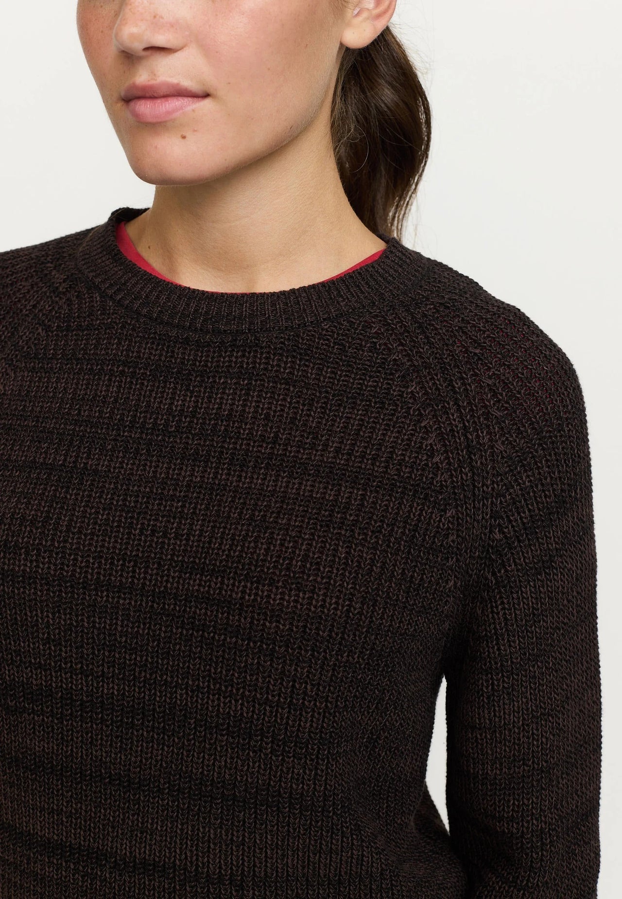 Soft Rebels Rosetta Knit Donkerbruin Dames