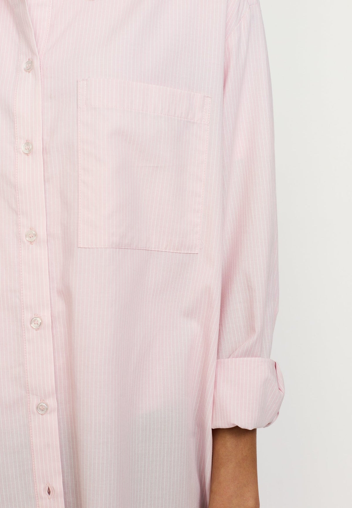 Soft Rebels Veronica Striped Shirt Roze Dames