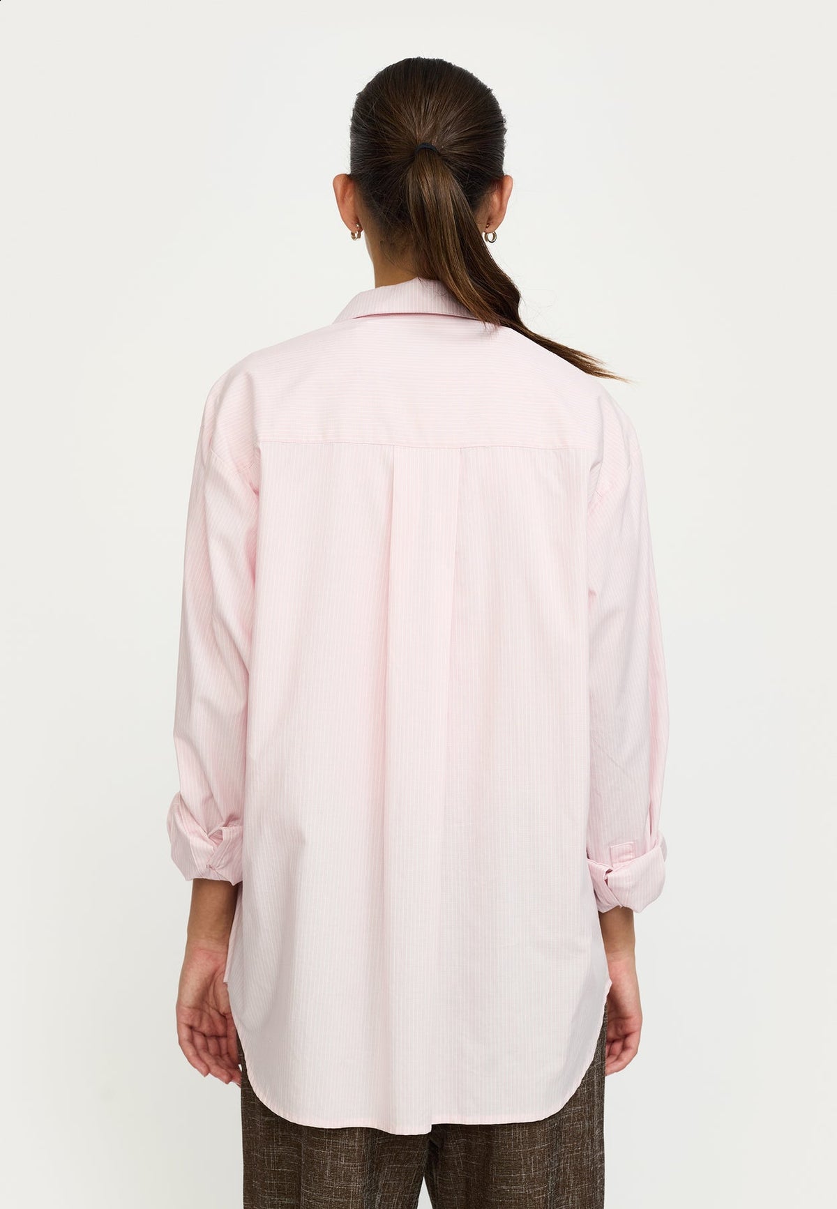 Soft Rebels Veronica Striped Shirt Roze Dames