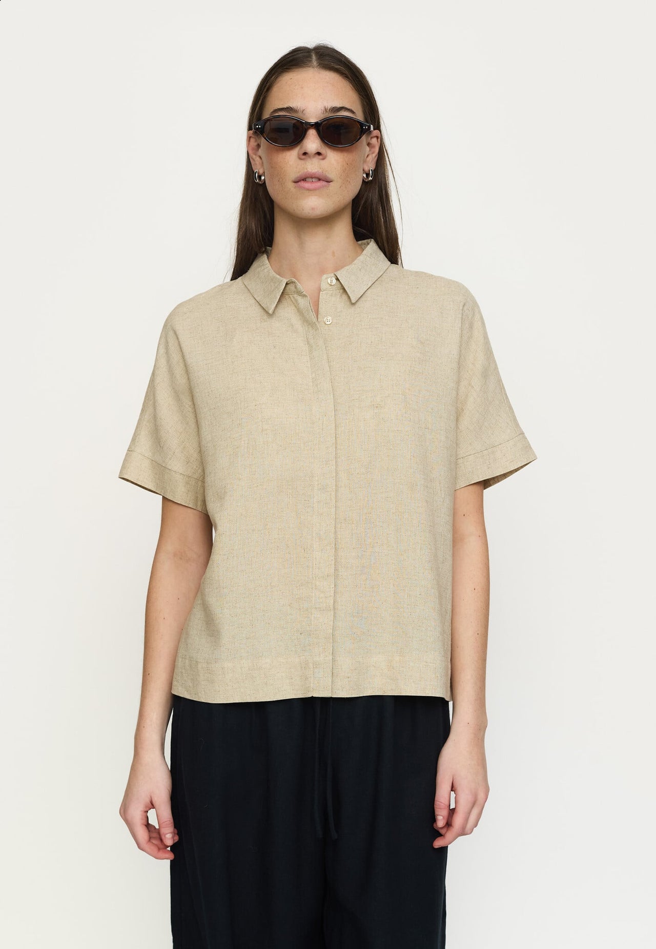 Soft Rebels Yindi Freedom Shirt Lichtbruin Dames