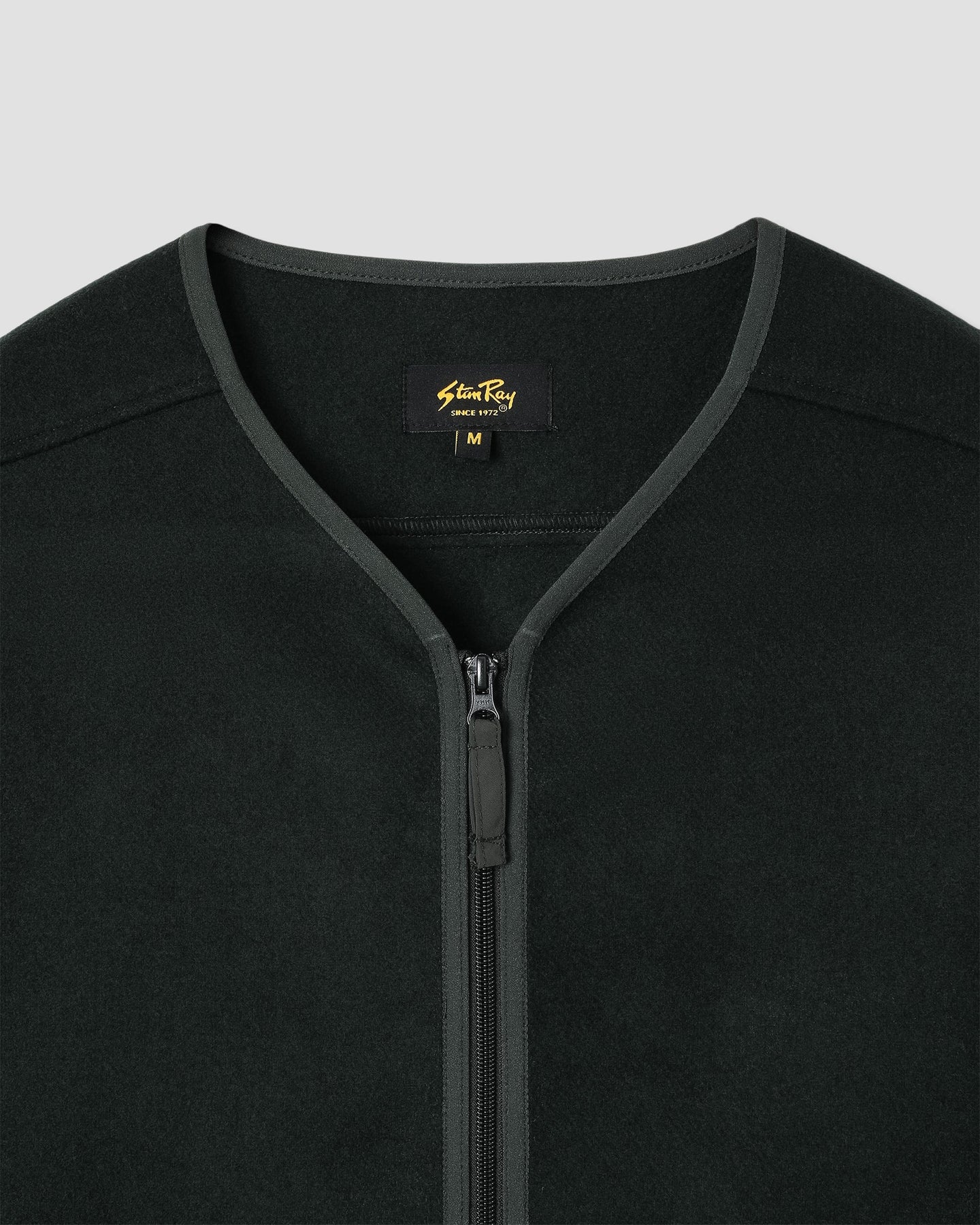 Stan Ray Wool Fleece Cardigan Donkergroen Heren