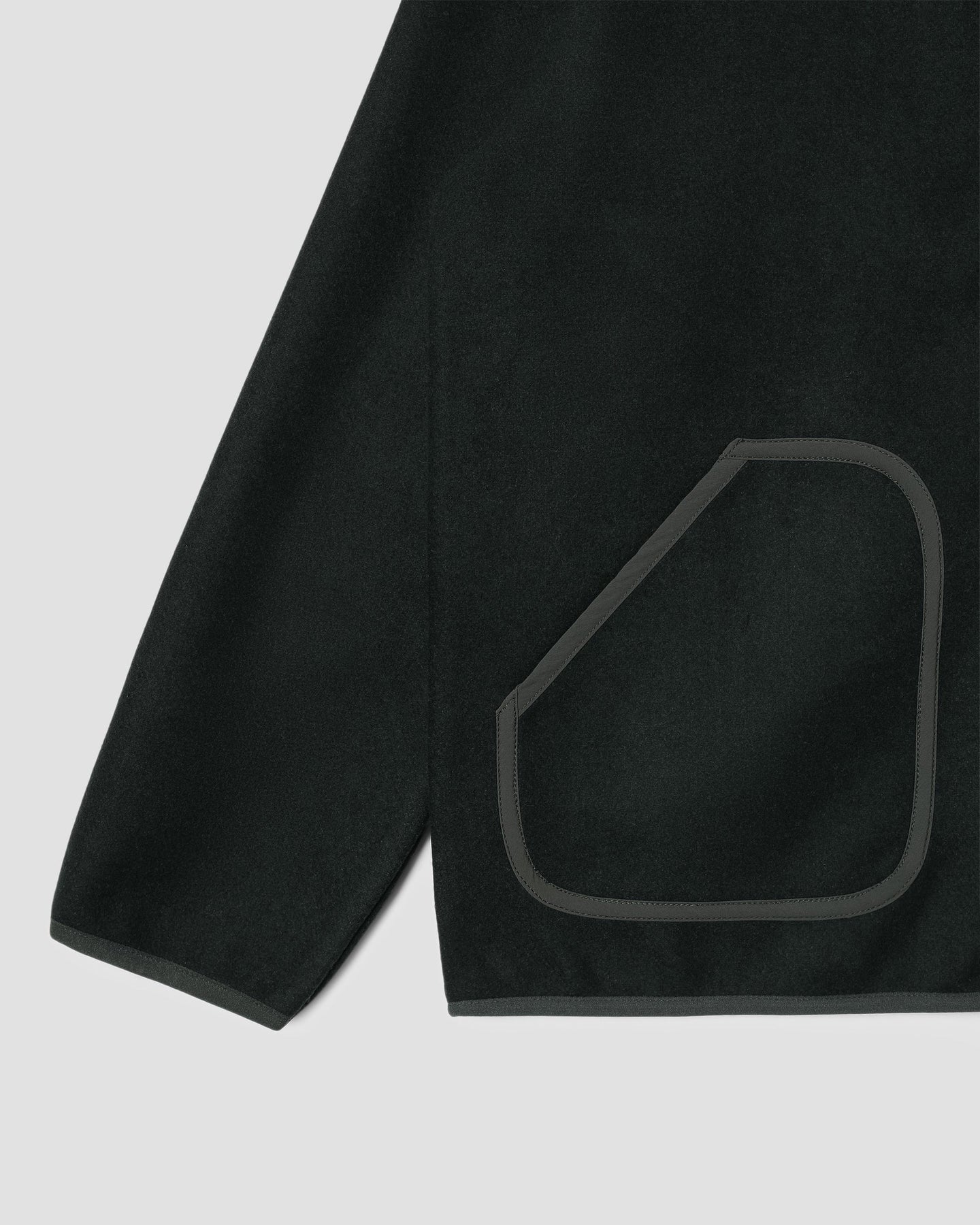 Stan Ray Wool Fleece Cardigan Donkergroen Heren